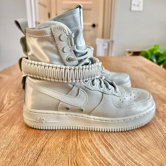 Nike | SF AF1 Air Force 1 Force Is Female Micah Green | 857872-006| Wm’s Size 6 - Picture 8 of 16